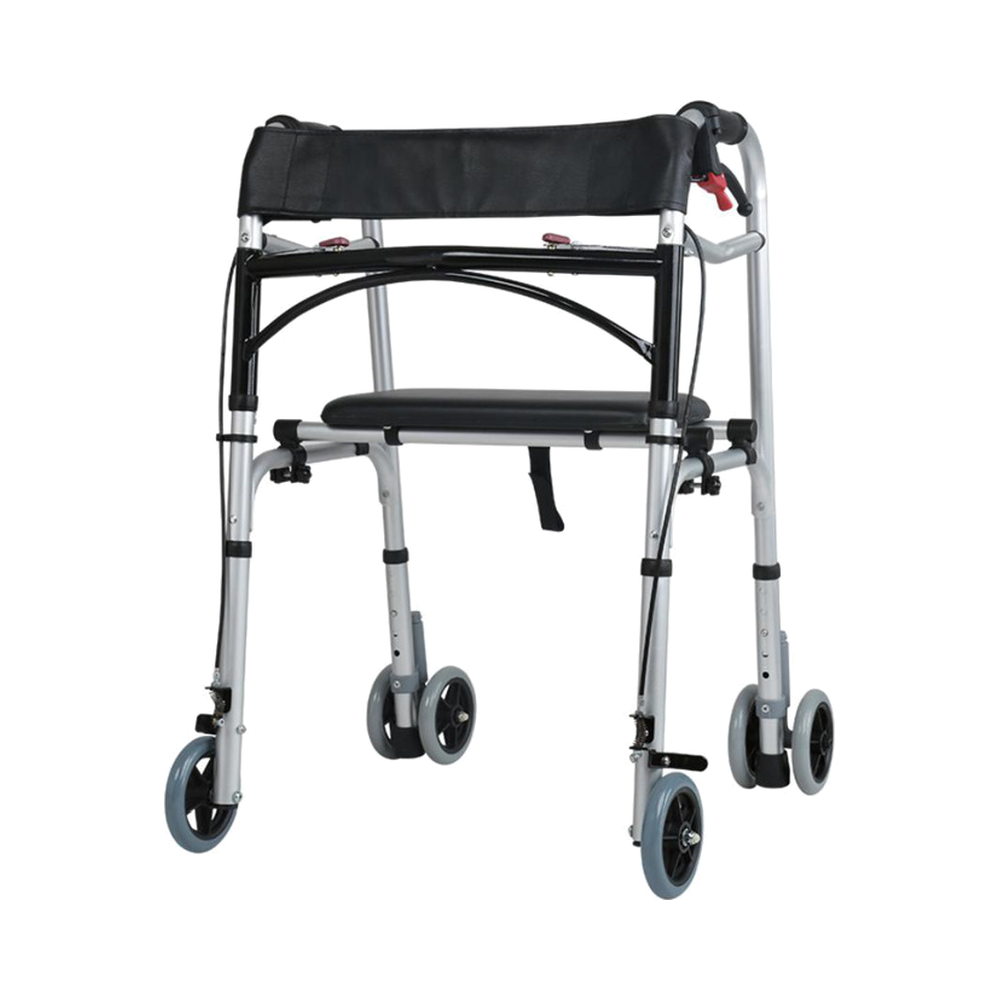 双扣式折叠铝合金助行器8201W-P