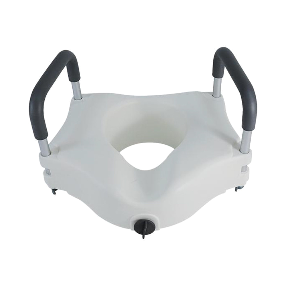 带可上翻扶手马桶增高器7918